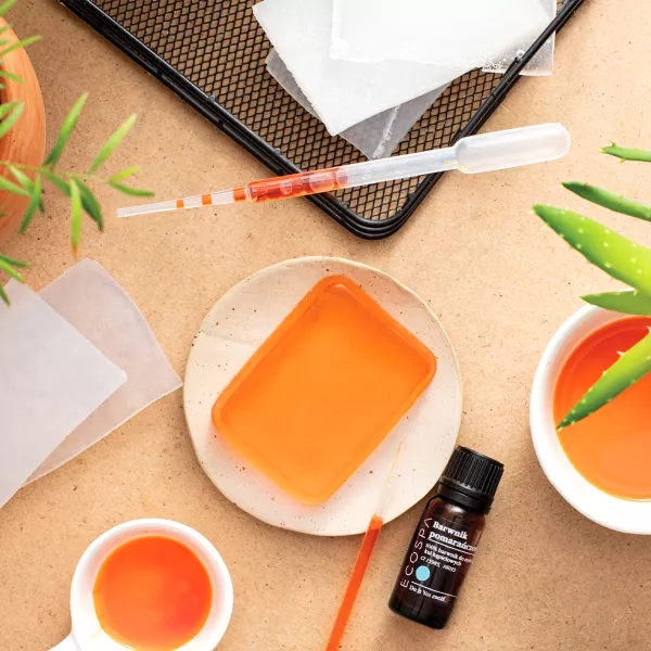 Mydło glicerynowe DIY Mandarynka