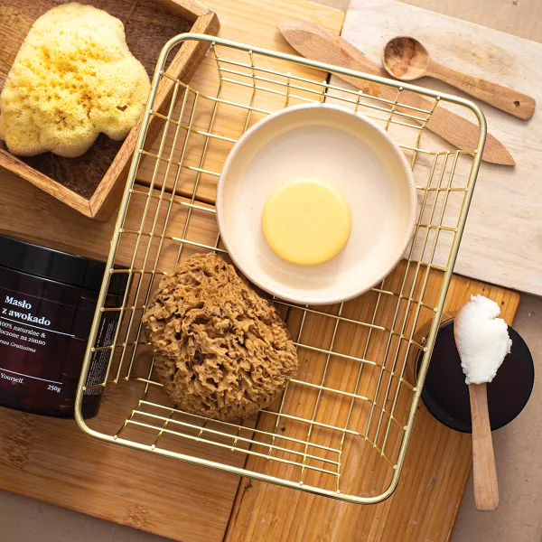 Balsam w kostce z masłem z awokado i olejem śliwkowym