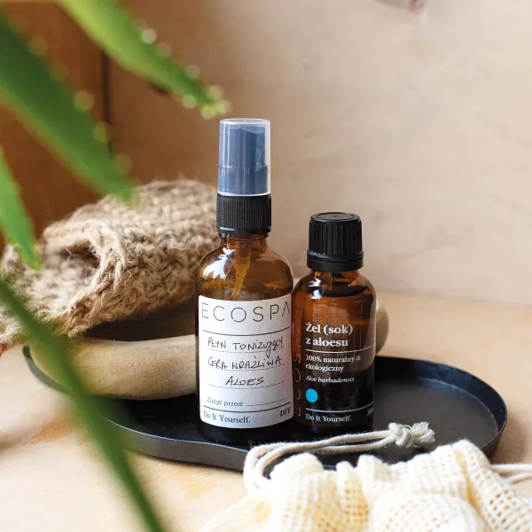 Płyn tonizujący do cery wrażliwej z aloesem