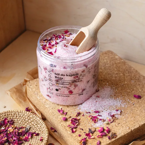 Zestaw START Sól do kąpieli Róża