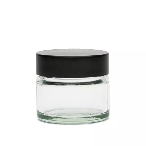 Słoik szklany 15 ml z czarną zakrętką