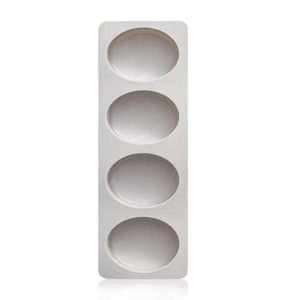 Silikonowa forma do mydeł - 4 x owal