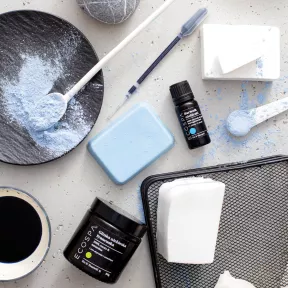 Błękitne mydło glicerynowe DIY