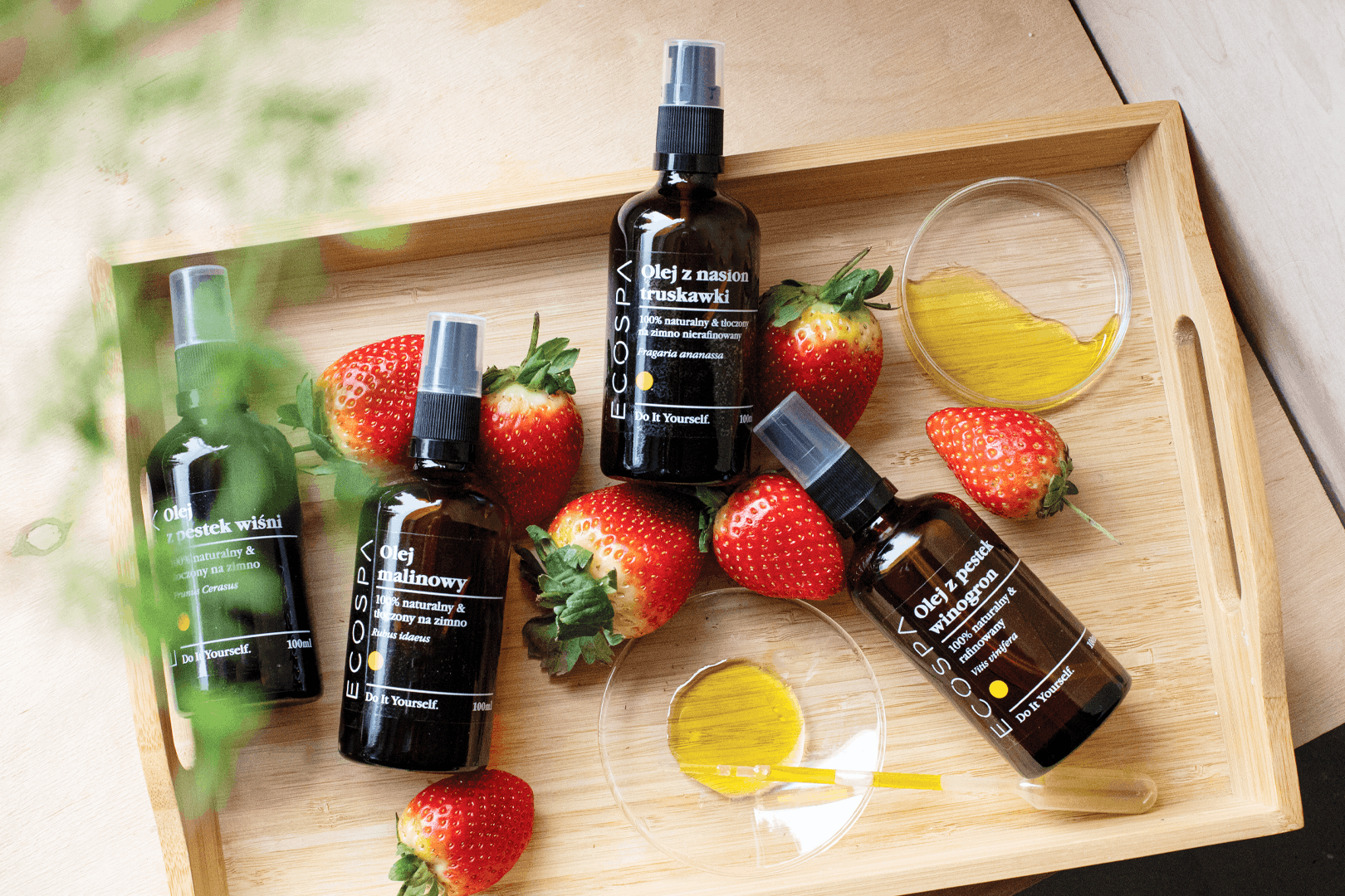 Lekkie kosmetyki DIY z dodatkiem olejów owocowych
