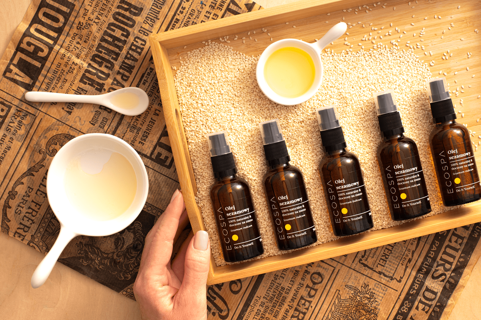 Olej sezamowy w kosmetyce – właściwości, zastosowanie i przepisy DIY