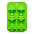 Silikonowa forma do mydeł - 6 x choinka