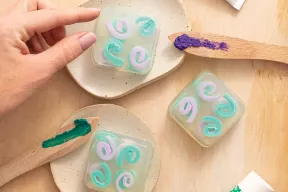 Mydło glicerynowe DIY Swirl