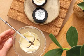 Malinowe masełko (mus) z olejkiem pomarańczowym