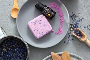 Relaksująca kostka do kąpieli stóp