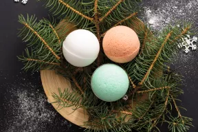 Świąteczne kule kąpielowe