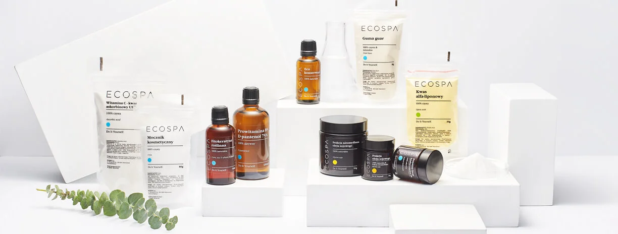 Surowce ECOSPA, składniki do kosmetyków DIY